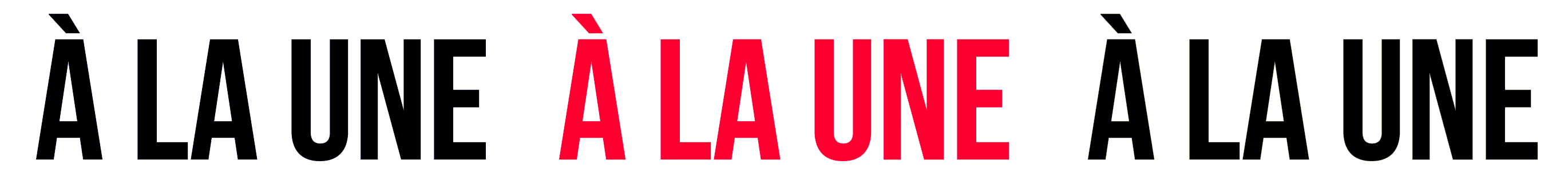 Bandeu décoratif à la une